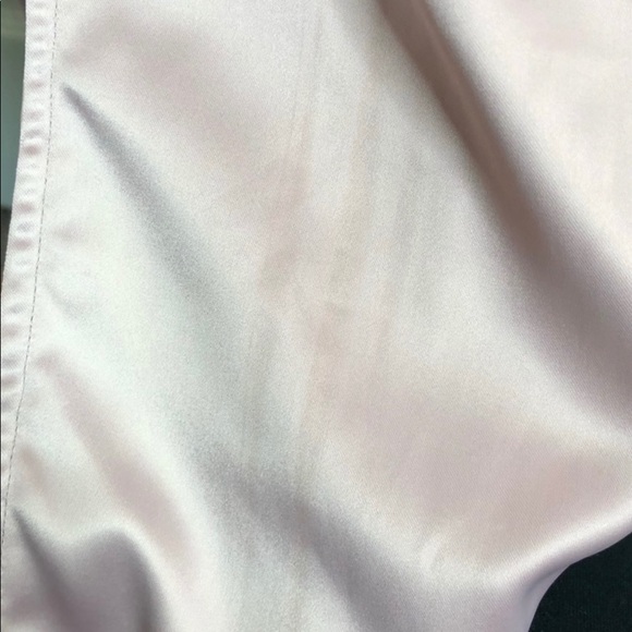 Mauve Pink Rose-gold Fabinne Trench Satin Duster - Picture 7 of 8